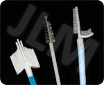 Brushes used for taking the smear sample